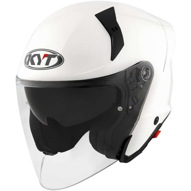Casco Jet KYT TTR-JET PLAIN - (White)