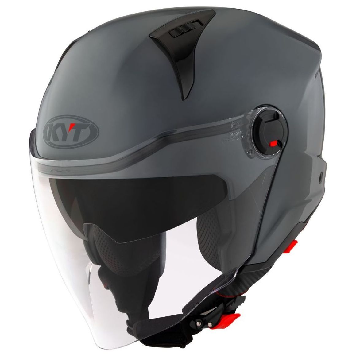 Casco Jet KYT D-CITY PLAIN - (Grey)
