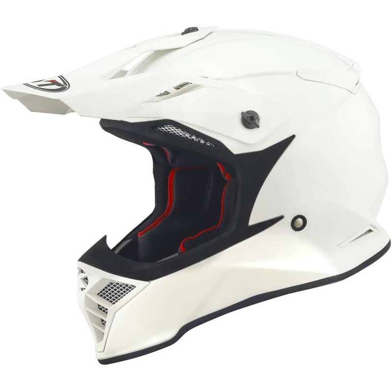 Casco Cross KYT SKYHAWK PLAIN - (White)