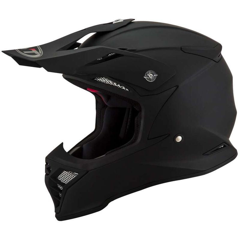 Casco Cross KYT SKYHAWK PLAIN - (Matt Black)