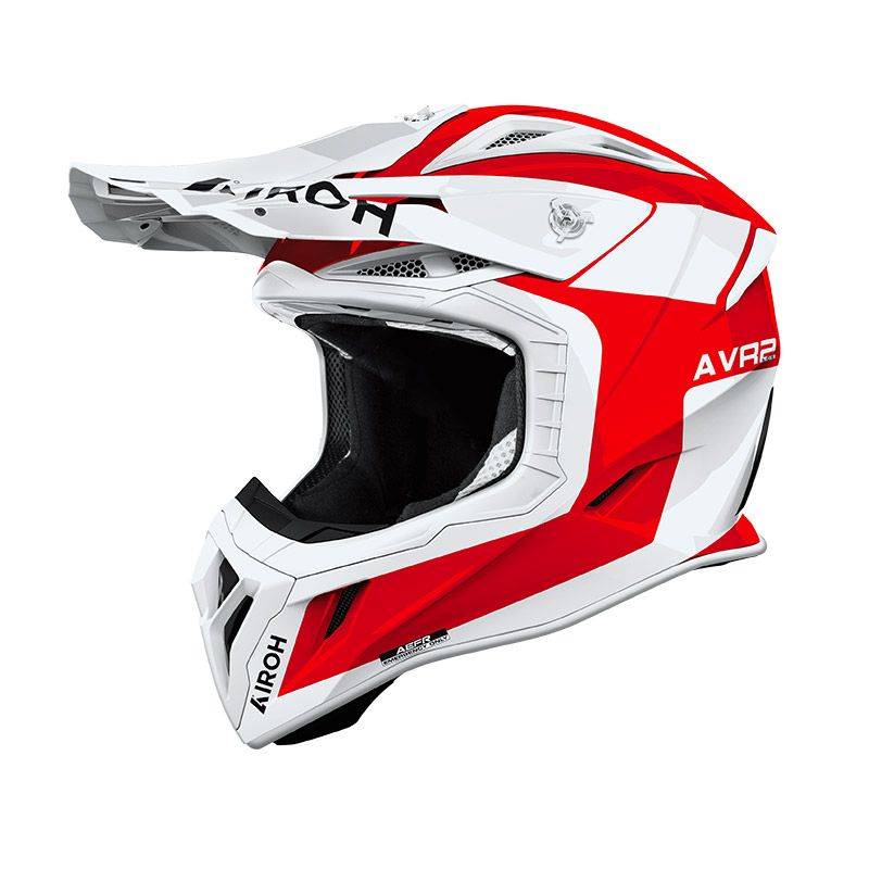 Casco Cross AIROH AVIATOR ACE 2 IRON - (Red Gloss)