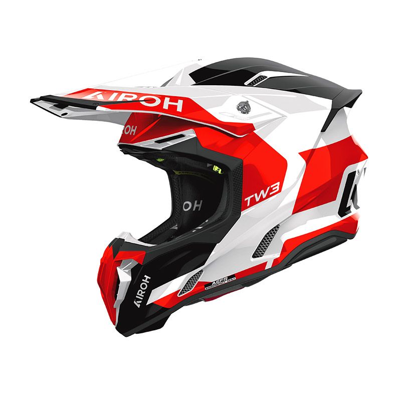 Casco Cross AIROH TWIST 3 FANCY - (Red Gloss)