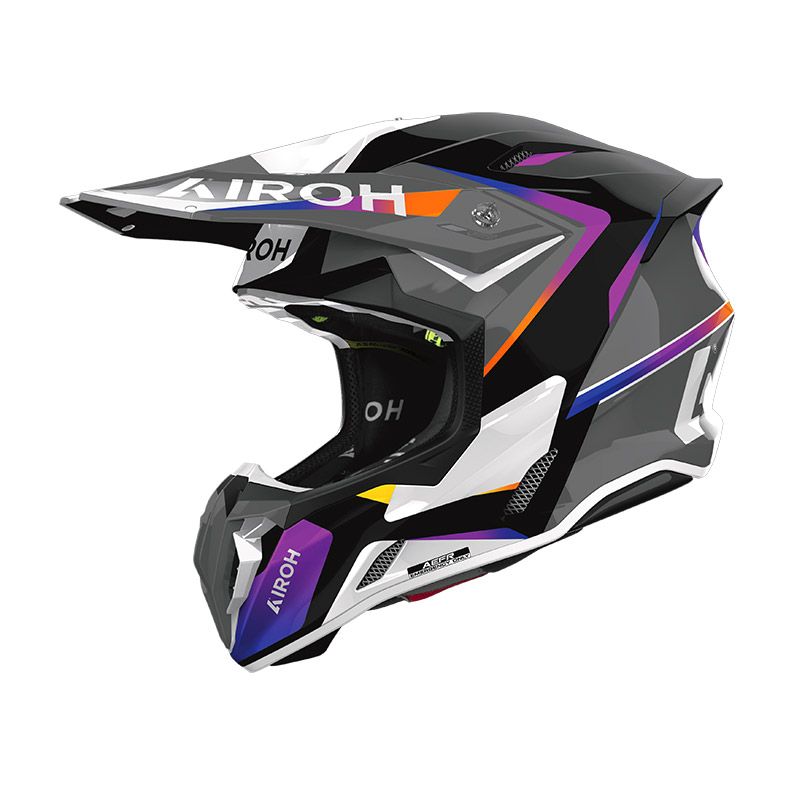Casco Cross AIROH TWIST 3 HUSTLE - (Gloss) Casco Cross AIROH TWIST 3 HUSTLE - (Gloss)