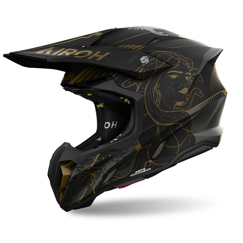 Casco Cross AIROH TWIST 3 TITAN - (Matt)