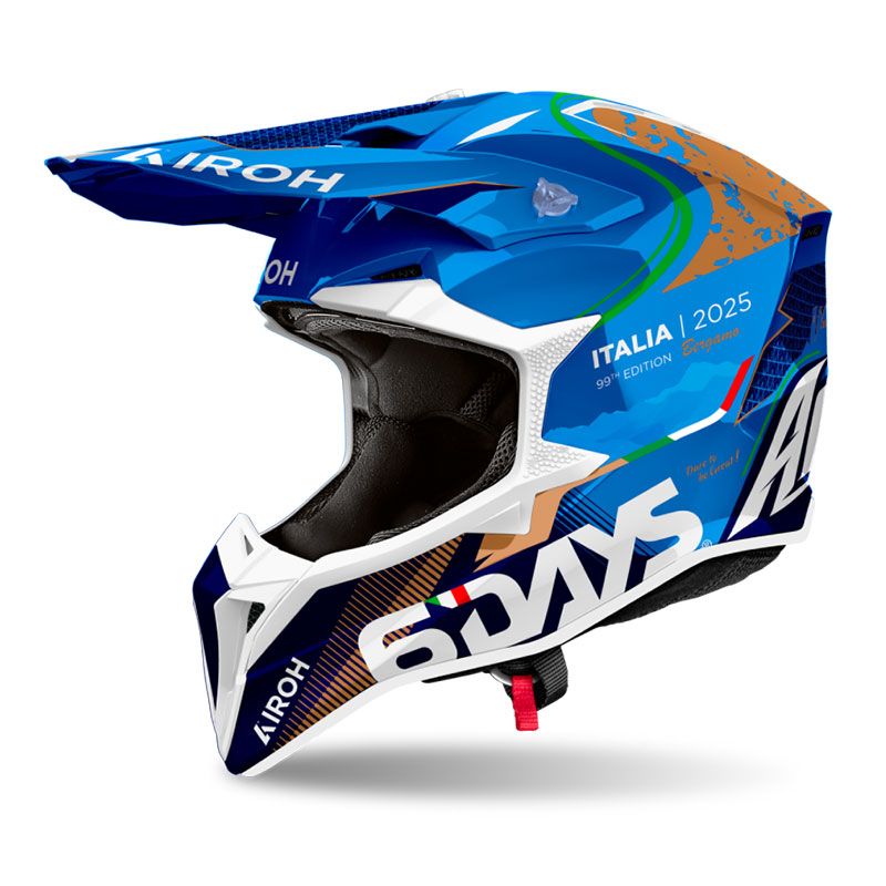 Casco Cross AIROH WRAAAP 6 DAYS ITALY 2025 - (Gloss)