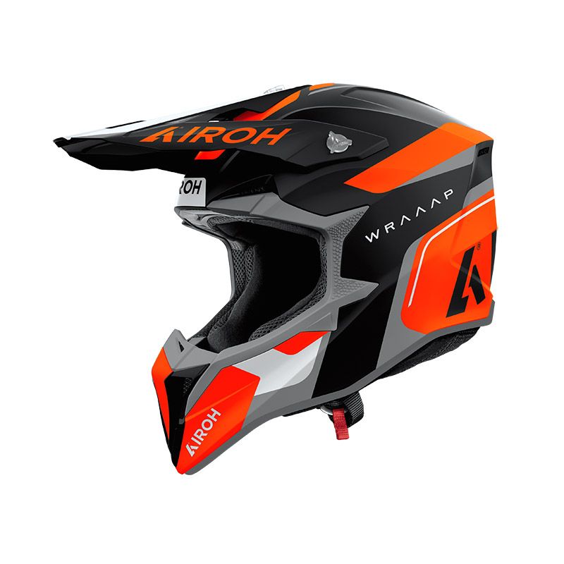 Casco Cross AIROH WRAAAP CONQUER - (Orange Matt)