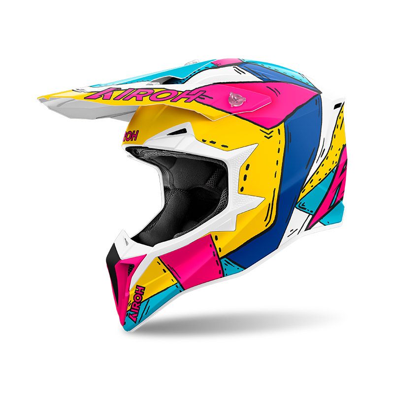 Casco Cross AIROH WRAAAP PAINT - (Matt)
