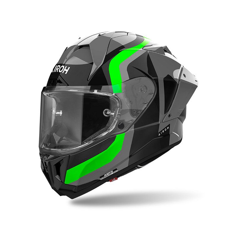 Casco Integrale AIROH GP800 COMPETITION - (Green Fluo Gloss)