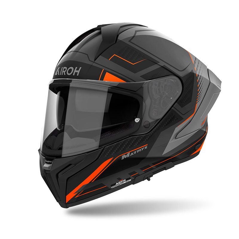 Casco Integrale AIROH MATRYX ROCKET - (Orange Matt)