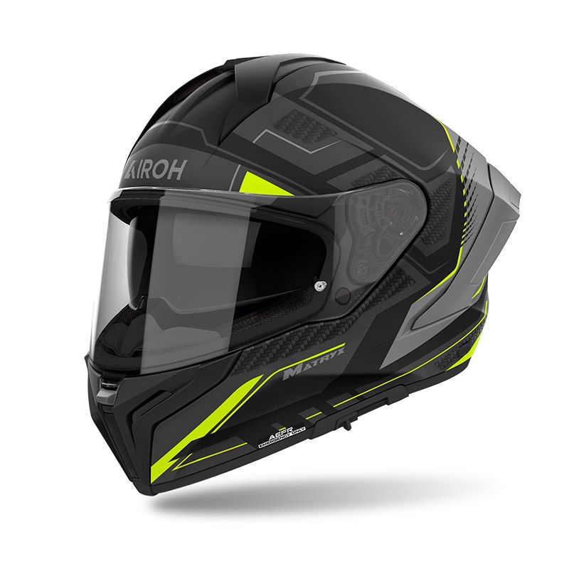 Casco Cross AIROH MATRYX ROCKET - (Yellow Matt)