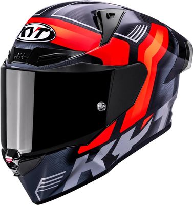 Casco Integrale KYT R1R CARBON ACCELERATOR - (Red)