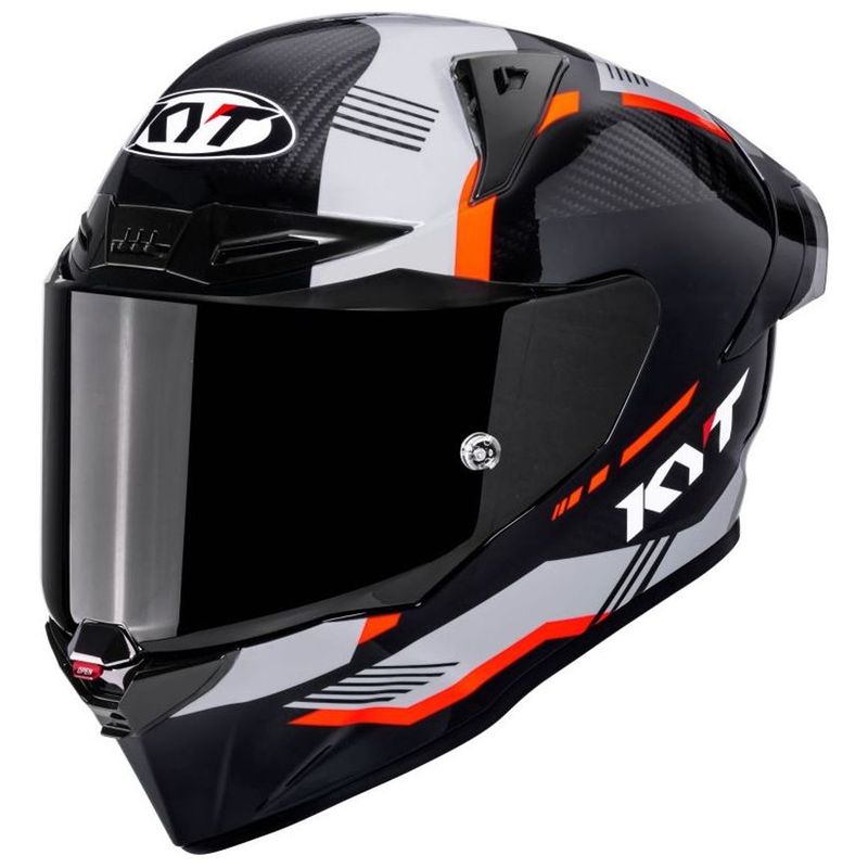 Casco Integrale KYT R1R CARBON ZONE - (Orange) Casco Integrale KYT R1R CARBON ZONE - (Orange)
