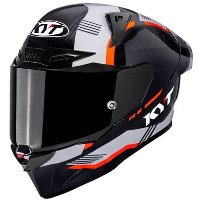 Casco Integrale KYT R1R CARBON ZONE - (Orange) Casco Integrale KYT R1R CARBON ZONE - (Orange)