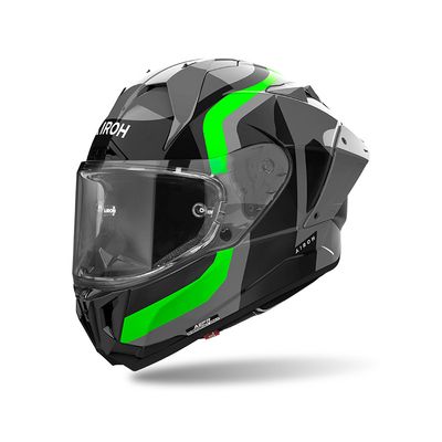 Casco Integrale AIROH GP800 COMPETITION - (Green Fluo Gloss)