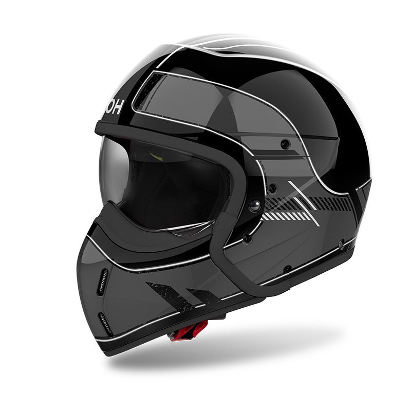 Casco Modulare AIROH J110 RASTER - (Dark Grey Gloss)