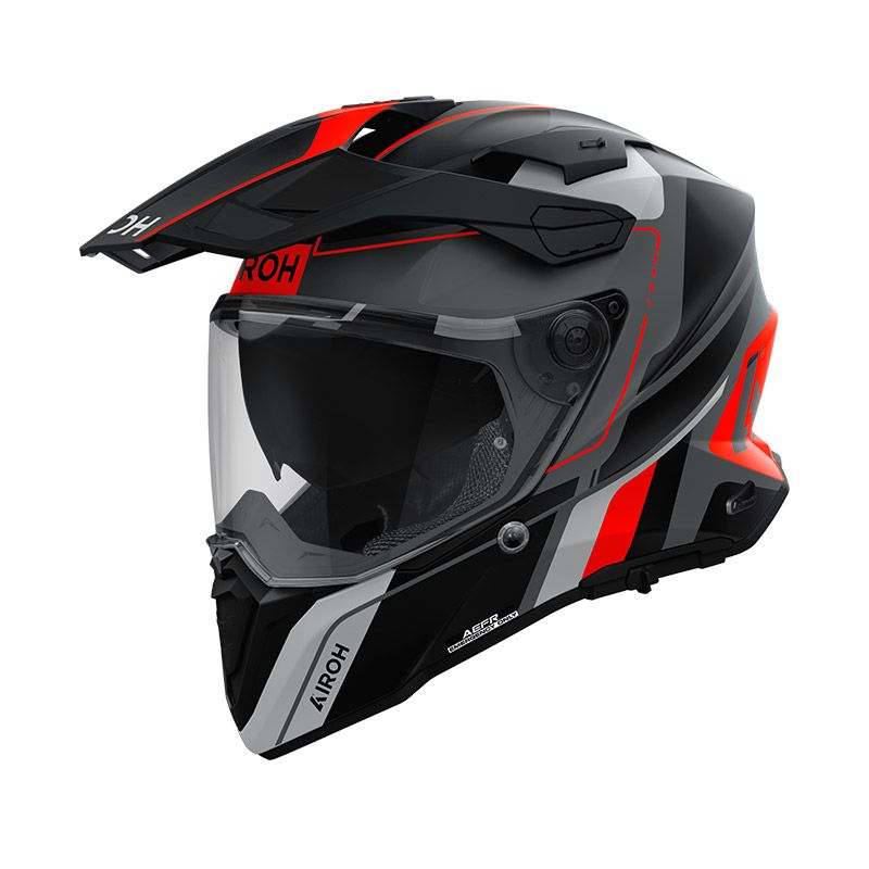 Casco Integrale Enduro AIROH COMMANDER 2 SKIP - (Orange Matt)
