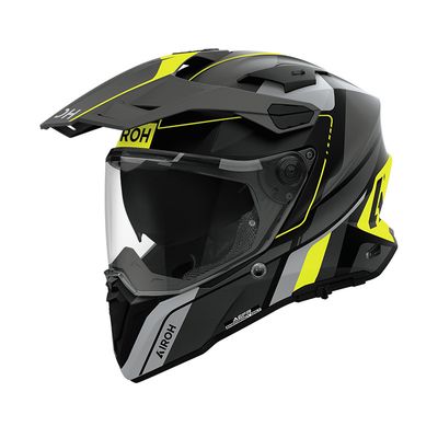 Casco Integrale Enduro AIROH COMMANDER 2 SKIP - (Yellow Matt) Casco Integrale Enduro AIROH COMMANDER 2 SKIP - (Yellow Matt)