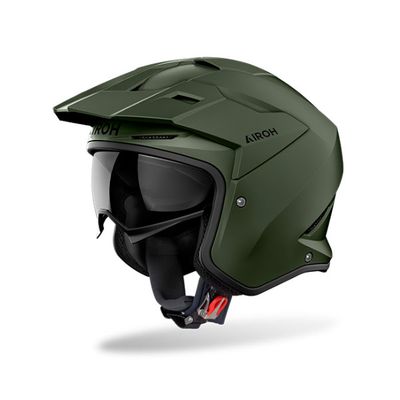 Casco Jet AIROH KOMBAKT COLOR - (Military Green Matt)