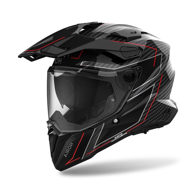 Casco Integrale Enduro AIROH COMMENDER 2 CARBON - (Stylish)