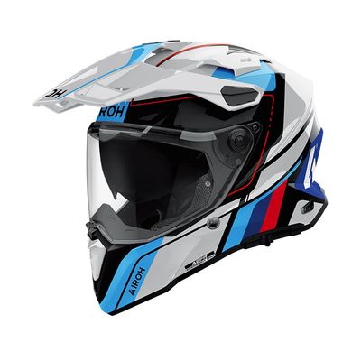 Casco Integrale Enduro AIROH COMMANDER 2 SKIP - (White Gloss) Casco Integrale Enduro AIROH COMMANDER 2 SKIP - (White Gloss)