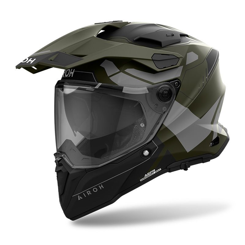 Casco Integrale Enduro AIROH COMMANDER 2 REVEAL - (Military Green Matt)