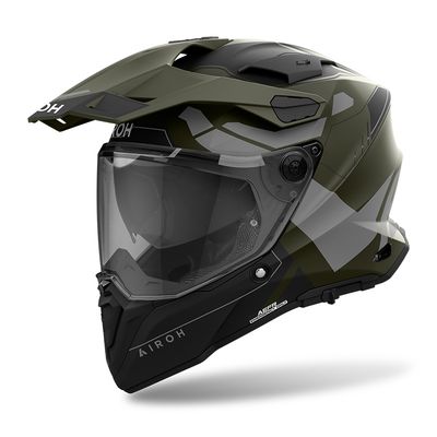 Casco Integrale Enduro AIROH COMMANDER 2 REVEAL - (Military Green Matt) Casco Integrale Enduro AIROH COMMANDER 2 REVEAL - (Military Green Matt)