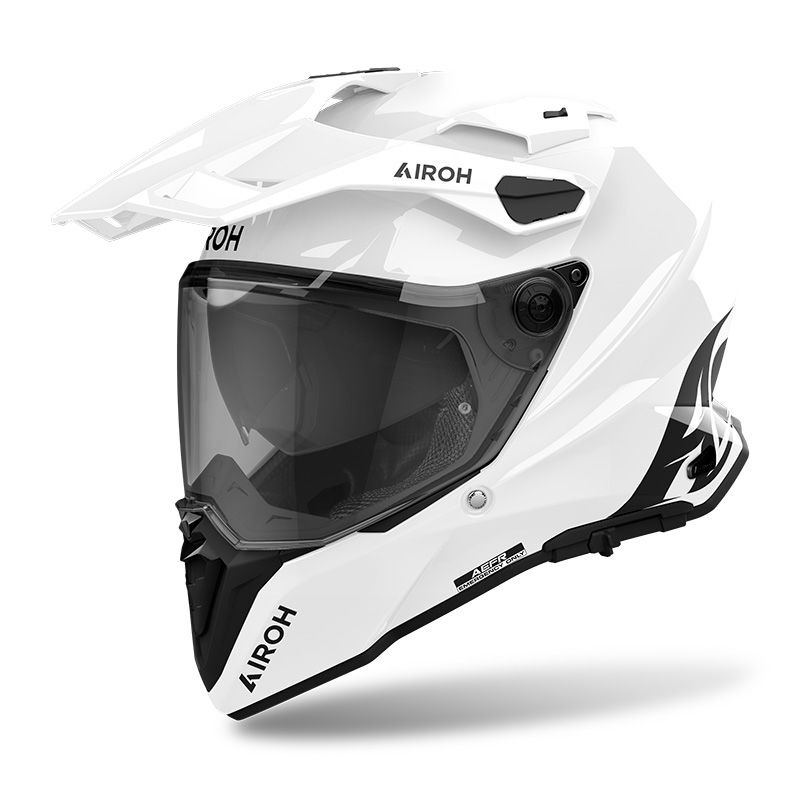 Casco Integrale Enduro AIROH COMMANDER 2 COLOR - (White Gloss)