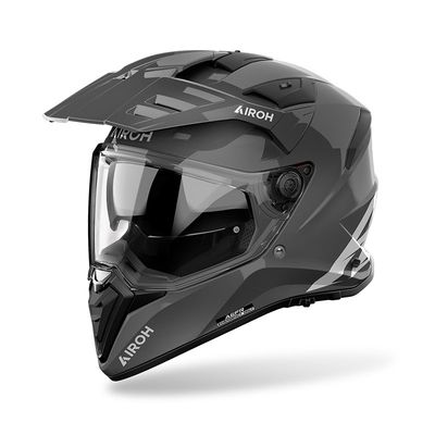 Casco Integrale Enduro AIROH BANDIT COLOR - (Dark Grey Gloss) Casco Integrale Enduro AIROH BANDIT COLOR - (Dark Grey Gloss)