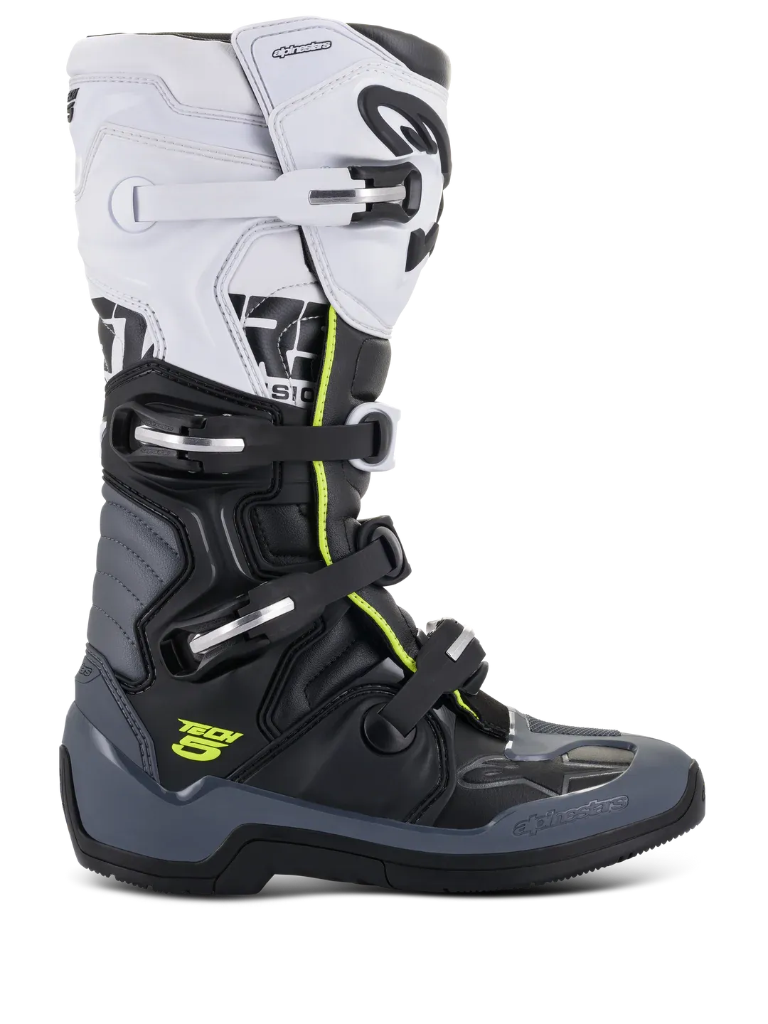 Stivali Cross ALPINESTARS TECH 5 - (Black/Grey/White)