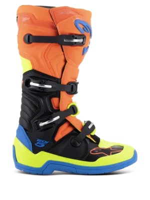 Stivali Cross ALPINESTARS TECH 5 - (Orange/Blue/Yellow)