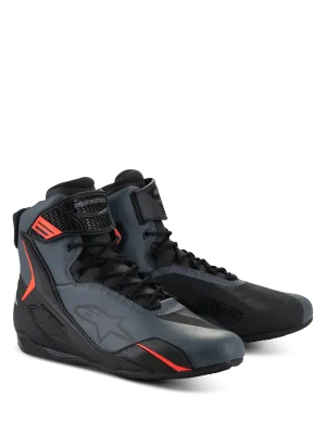 Scarpe Moto ALPINESTARS FASTER-4 - (Black/Gray/Red Fluo)