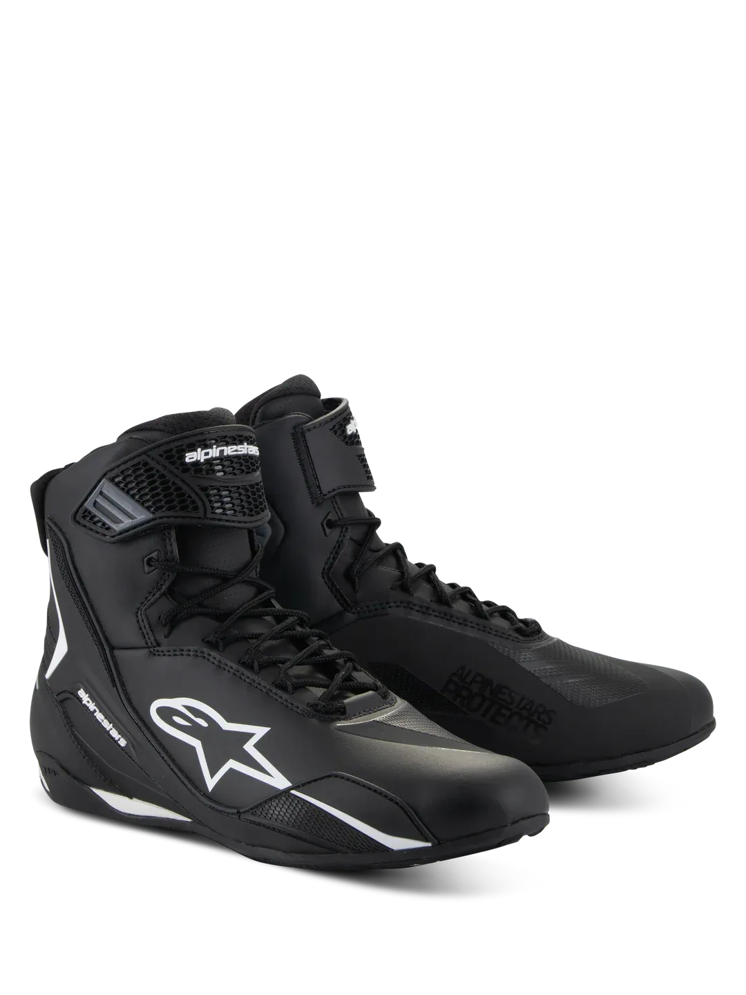 Scarpe Moto ALPINESTARS FASTER-4 - (Black/White)