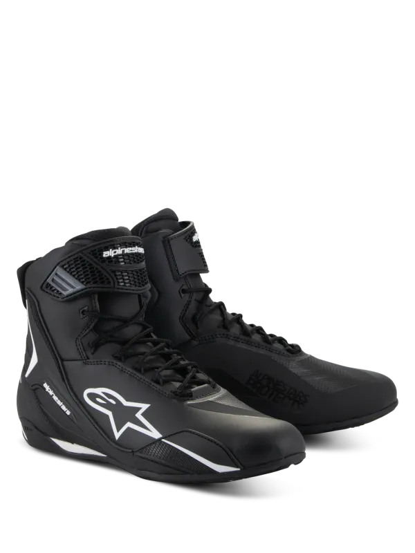 Scarpe Moto ALPINESTARS FASTER-4 - (Black/White)