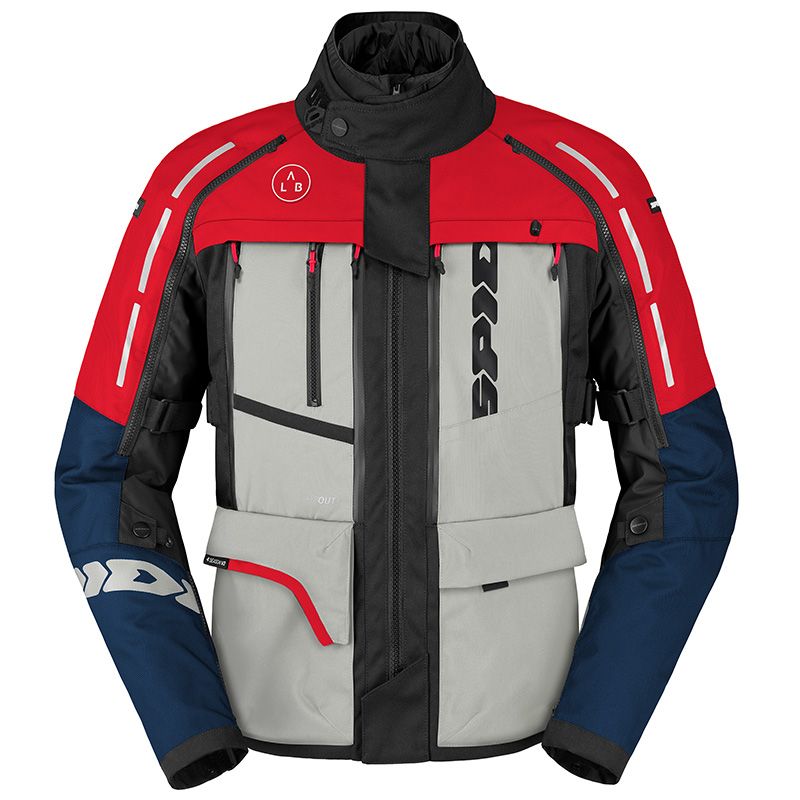 Giacca Moto SPIDI 4 SEASON V3 - (Blue/Red)