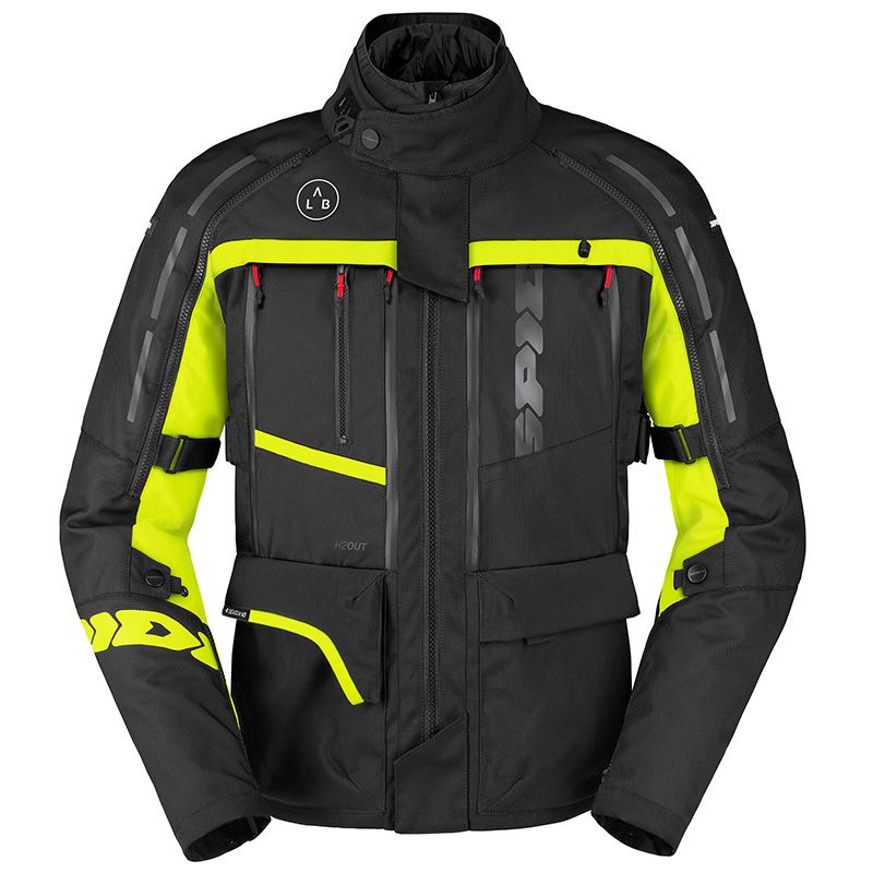 Giacca Moto SPIDI 4 SEASON V3 - (Black/Yellow Fluo)