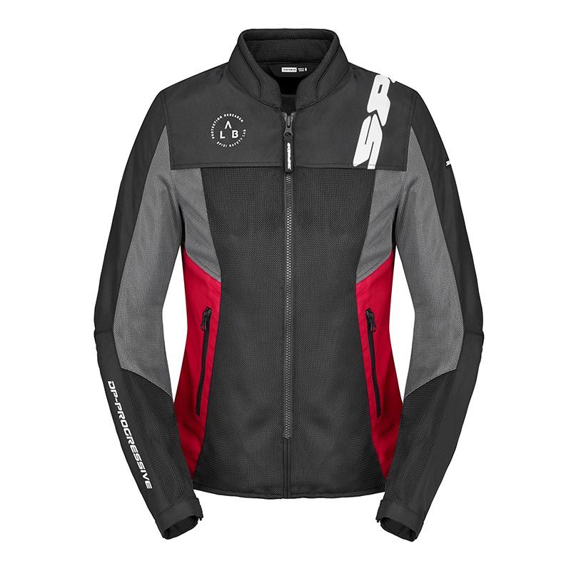 Giacca Donna Estiva SPIDI CORSA NET WINDOUT LADY - (Black/Red)