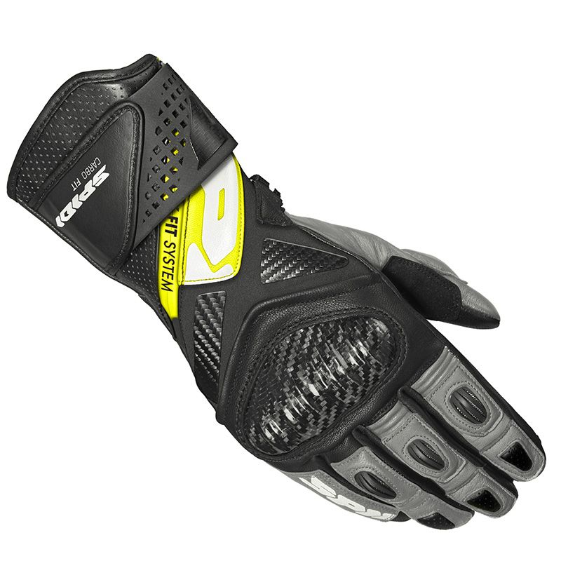 Guanti SPIDI CARBO FIT - (Black/Yellow Fluo)
