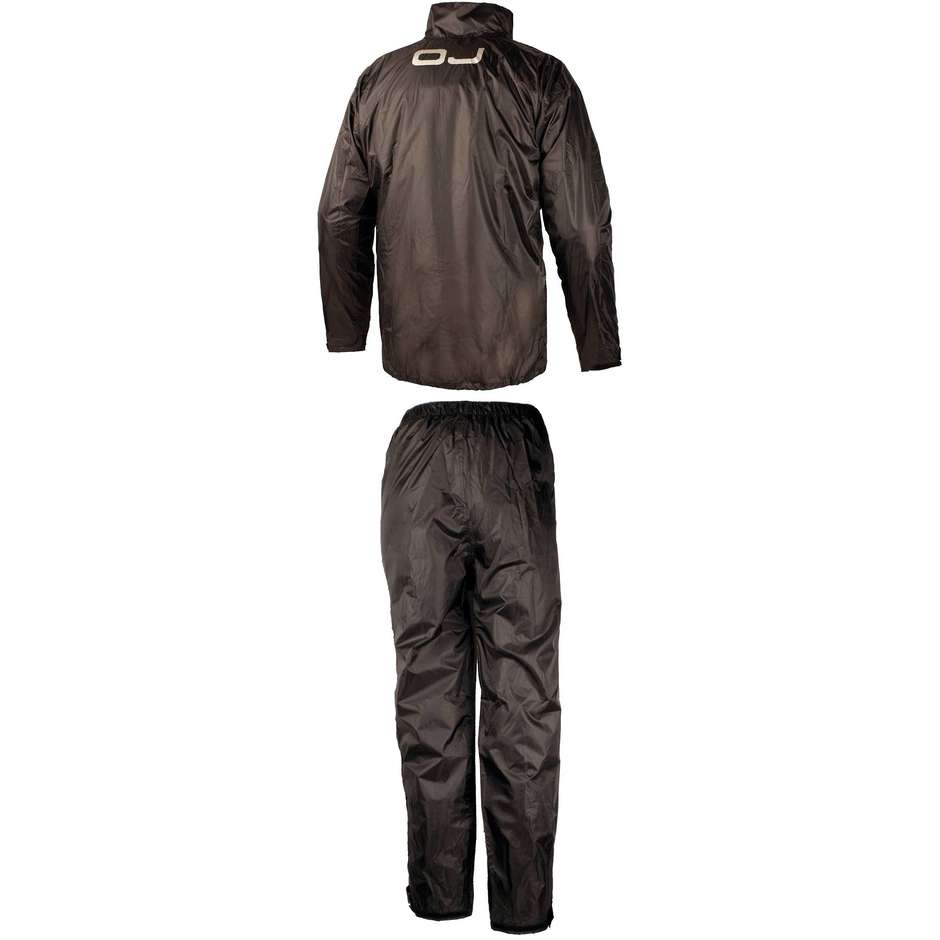 Tuta Antipioggia Divisibile OJ SYSTEM SET - (Black)