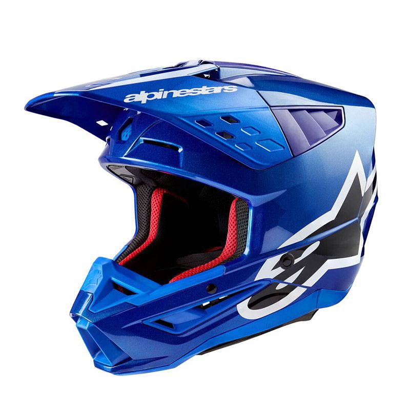 Casco Cross ALPINESTARS S-M5 CORP ECE2206 - (Blue Glossy)