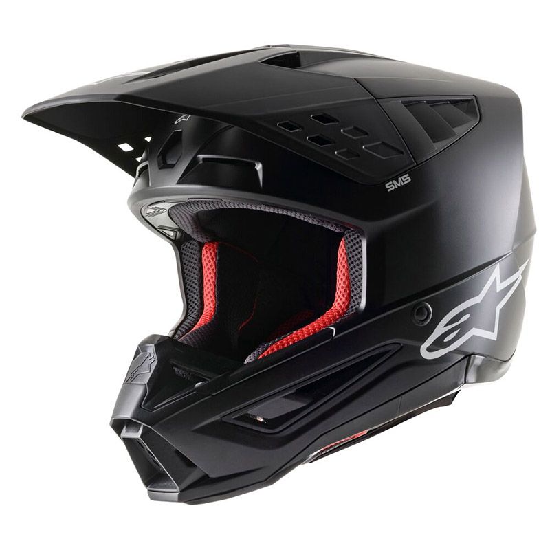 Casco Cross ALPINESTARS S-M5 SOLID ECE2206 - (Black Matt)