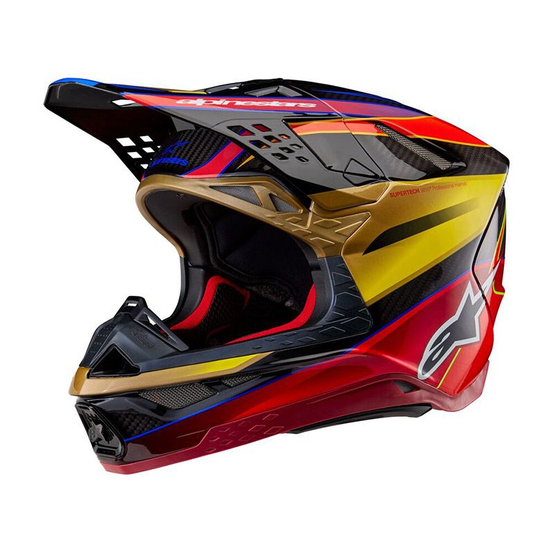 Casco Cross ALPINESTARS SUPERTECH S-M10 ERA ECE2206 - (Gold/Yellow/Red)
