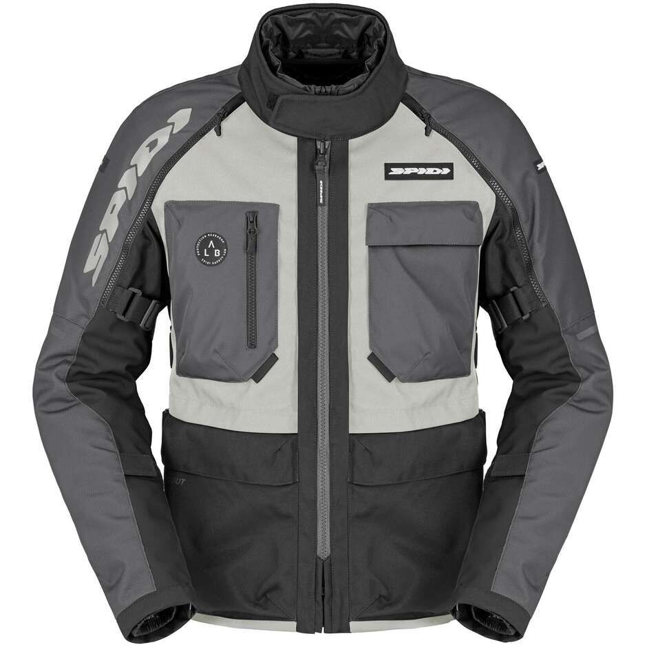 Giacca Moto SPIDI CROSSMASTER 2 H2OUT - (Ice/Black)