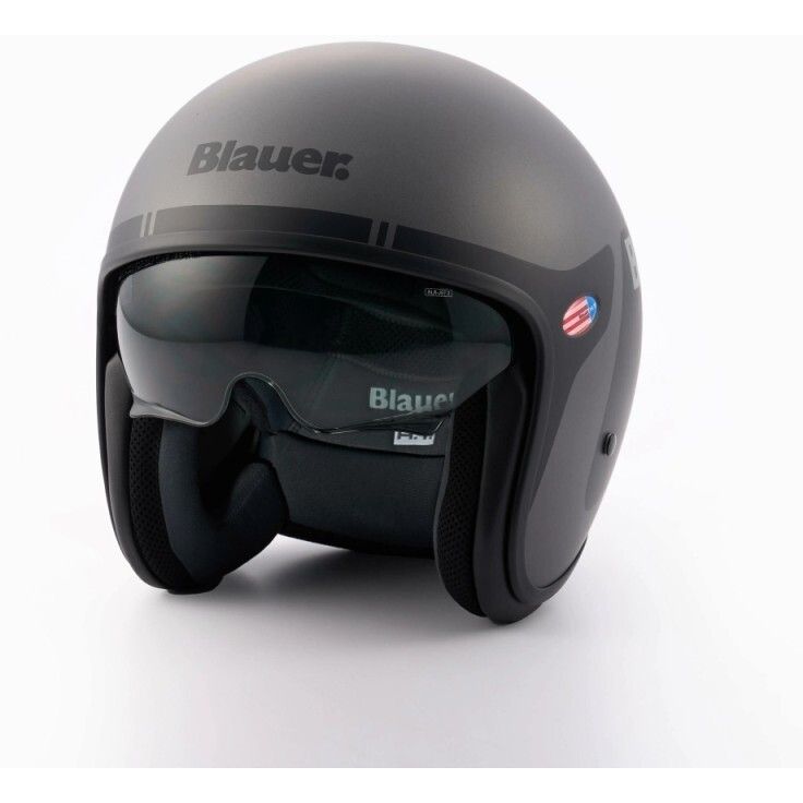 Casco Jet BLAUER PILOT 1.1 06 GO - (Titanium Matt)
