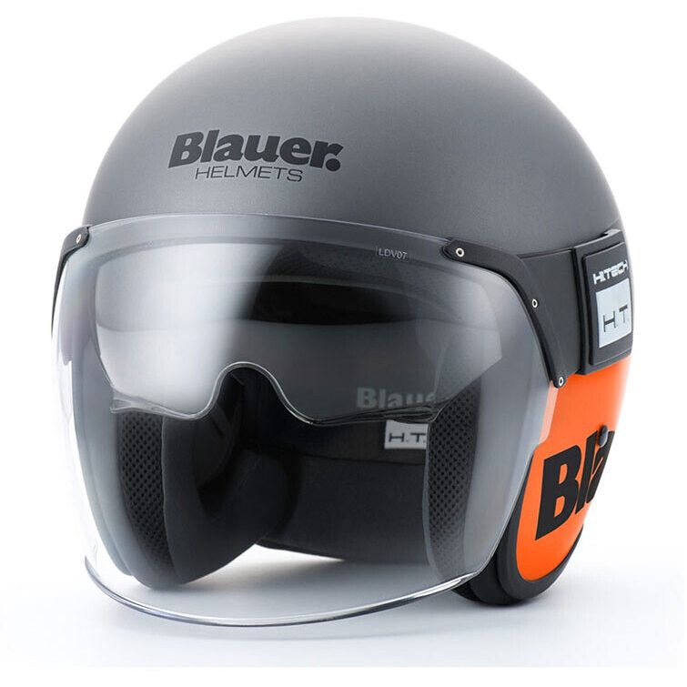 Casco Jet BLAUER POD 06 - (Titanium/Orange)