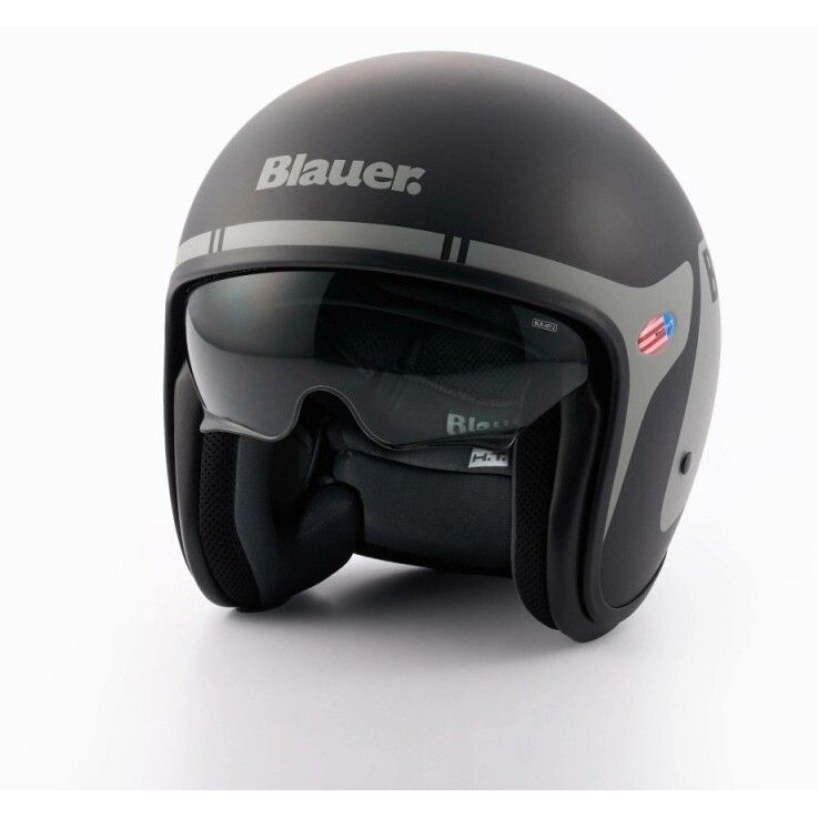 Casco Jet BLAUER PILOT 1.1 06 GO - (Matt Black)