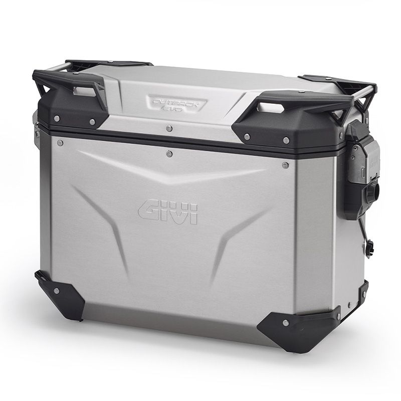 GIVI VALIGIA LATERALE SINISTRA TREKKER OUTBACK EVO SMART 37 LITRI MONOKEY CAM-SIDE ALLUMINIO NATURALE