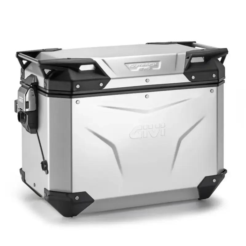 GIVI VALIGIA LATERALE DESTRA TREKKER OUTBACK EVO SMART 48 LITRI MONOKEY CAM-SIDE ALLUMINIO ANODIZZATO