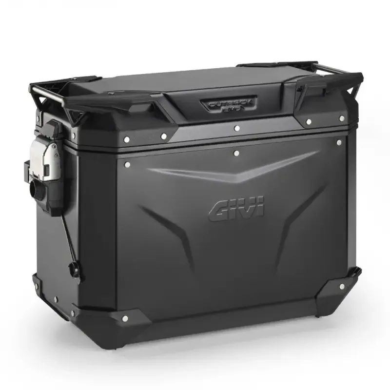 GIVI VALIGIA LATERALE DESTRA TREKKER OUTBACK EVO SMART 44 LITRI MONOKEY CAM-SIDE ALLUMINIO NERO