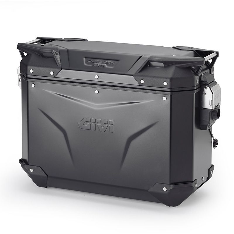 GIVI VALIGIA LATERALE SINISTRA TREKKER OUTBACK EVO SMART 37 LITRI MONOKEY CAM-SIDE ALLUMINIO NERA