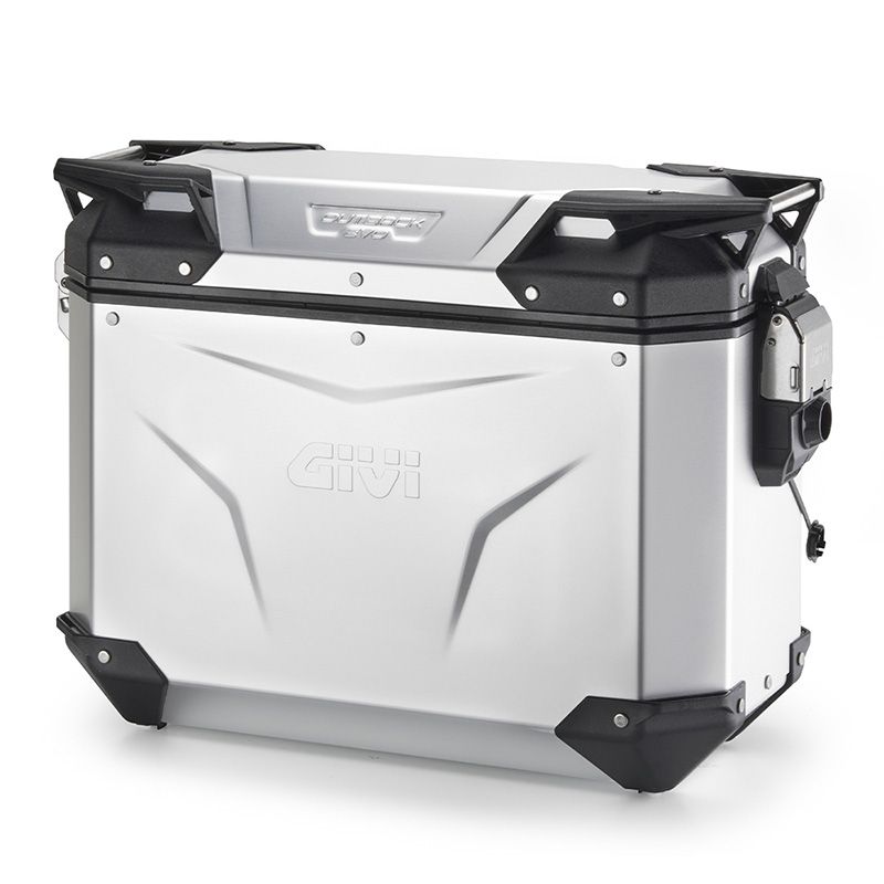 GIVI VALIGIA LATERALE SINISTRA TREKKER OUTBACK EVO SMART 37 LITRI MONOKEY CAM-SIDE ALLUMINIO ANODIZZATO